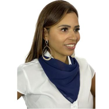 Imagem de Lenço Social Feminino de Pescoço Ideal para compor Uniformes   - Eb Co