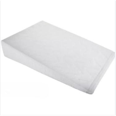Imagem de Travesseiro Triangular Encosto, Travesseiro Anti-Refluxo Adulto Rampa Cama Grávida Capa com Ziper, 55 Cm Comprimento X 65 Cm Largura X 14 Cm Altura com Anti Escaras