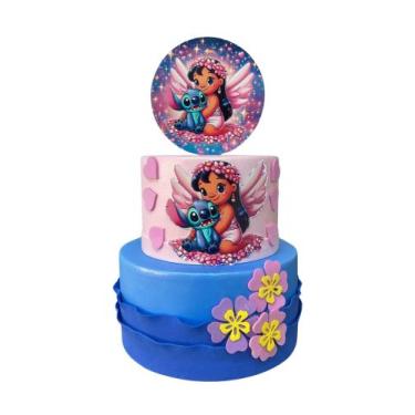 Imagem de Bolo fake lilo e stitch - SEM MARCA