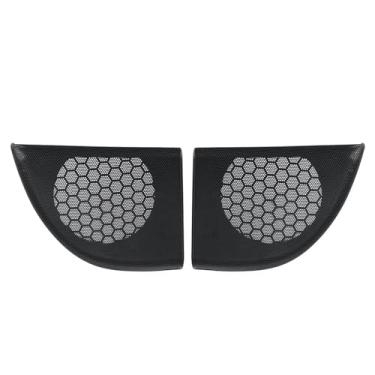Imagem de QCBQBI [Substituição] Capa de alto-falante para porta lateral do carro com acabamento de buzina Grade de alto-falante para Mercedes para Benz W203 para CLC para Coupe 2Dr A20372703889051 (Cor: par)