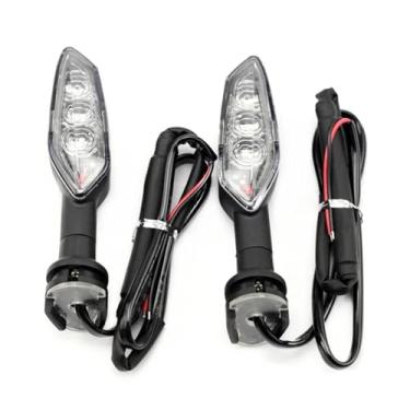 Imagem de GRJQRKHZ Luz de seta de motocicleta para Y&amaha Tracer 900 2018-2020 Luz de seta traseira para motocicleta, pisca-pisca, luz indicadora, lanternas traseiras de freio traseiro, acessórios de