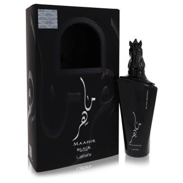 Imagem de Perfume Feminino Maahir Black Edition Lattafa 100 ml Eau De Parfum