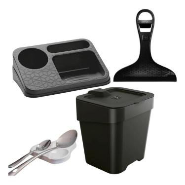 Imagem de Porta Sabão Detergente Esponja Lixeira E Rodinho