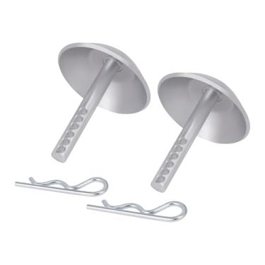 Imagem de Wacece Kit de arado de neve ATV com pinos de contrapino de liberação rápida para ATV UTV Nos 2205071 e 2208864-Skid Shoe Shaft Snow Plow Blade Base