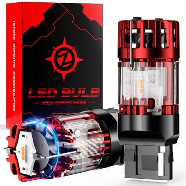 Imagem de ZONBEAM Lâmpadas de seta traseira LED âmbar 7440 para RAM 1500 2500 3500 2019-2024 - CANBUS sem erros (plug-and-play), sem hiperflash - Potente e super brilhante com ventilador de resfriamento