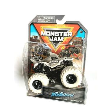 Imagem de Monster Jam Megalodon (Black & White), 1:64 Scale Series 22