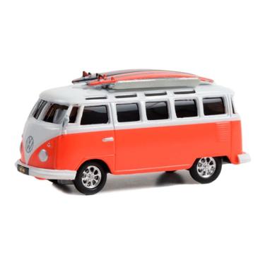 Imagem de Miniatura Carro 64 Volkswagen Kombi Samba 1:64 Greenlight