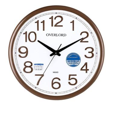 Imagem de Relogio Parede Redondo Luxo 55.5X44X43.5Cm Arabico