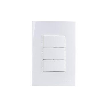 Imagem de Interruptor Simples + 10A Margirius Sleek Placa 4X2