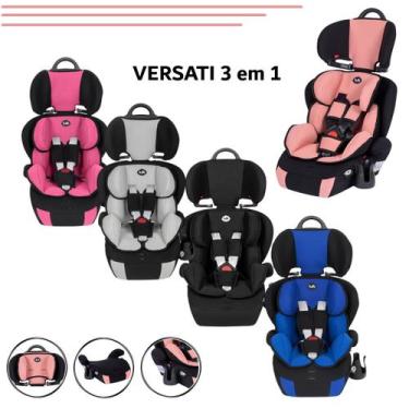 Imagem de Cadeira para Carro Infantil Booster 3 em 1 Versati 9 a 36Kg Preto Tutt