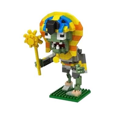 Imagem de Conjunto De Blocos De Montar Plants Vs Zombies, Personagens Do Jogo De