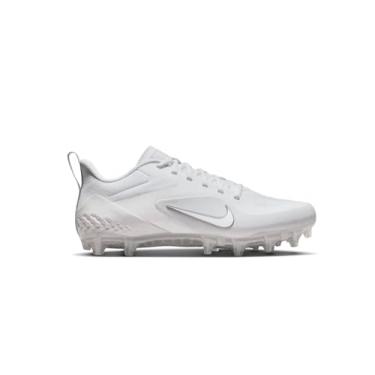 Imagem de Nike Chuteira masculina Alpha Huarache 8 Pro Lacrosse, Platina branca e pura, 38