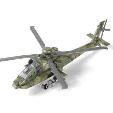 Imagem de NUOTIE Kit de modelo de helicóptero militar AH-64 Conjunto de plástico 1/72 Coleção ou presente de modelo de helicóptero militar (25 peças)