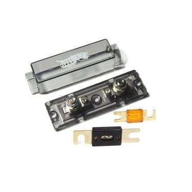 Imagem de Porta Fusivel Technoise 1 Via Niquel Faca Anl