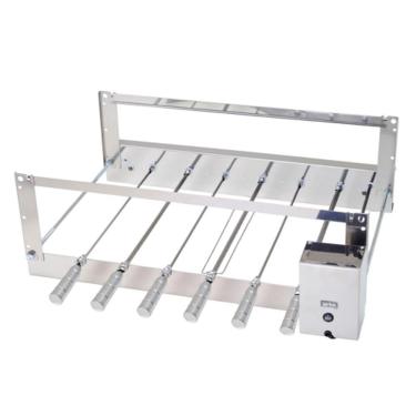 Imagem de Churrasqueira Giratória Rotativa Bivolt Aço Inox Cris 06 Espetos