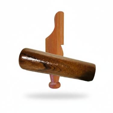 Imagem de 2 Apitos Premium Grilo E Apito Profissional Madeira Capivara