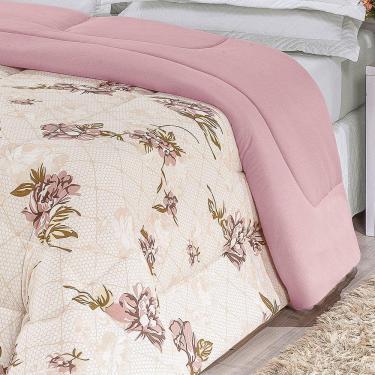 Imagem de Edredom Dupla Face Super King Quality 01 Peça - Rosê