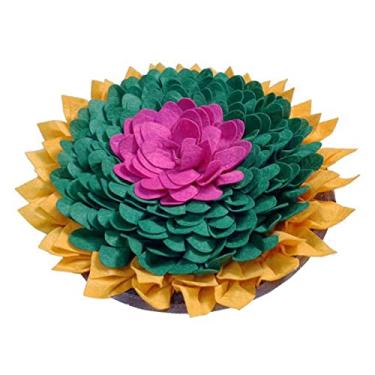 Imagem de Tapete de rapé para cães Alimentador lento Tapete de rapé para cães Brinquedos interativos para cães Tapete de carneiro para cães Enriquecimento de animais de estimação para treinamento de cheiro e comida lenta Tapete de forragem para animais de estimação