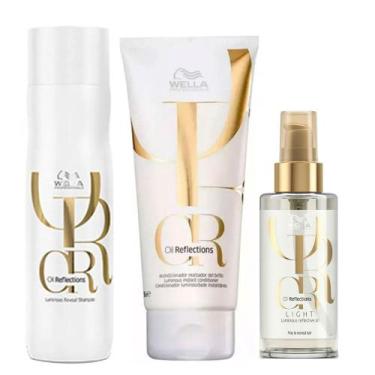 Imagem de Wella Professionals Oil Reflections Kit  Shampoo + Condicionador + Óle
