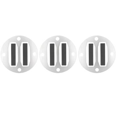 Imagem de TWZKXC Conjunto de 3 peças de compressor pneumático central de 7,9 cm, para kit de teste de junta de cabeça de compressor de ar de frete pneumático central, substituição de válvula de palheta, 68740