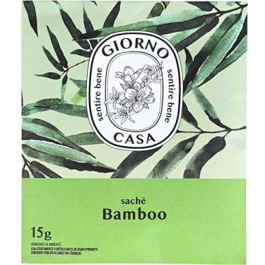 Imagem de Sachê Perfumado Para Armário e Gavetas (Aromatizador), Bamboo, Giorno Casa, 15 g, Verde