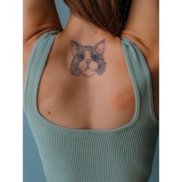 Imagem de Suco de ervas semipermanente mini tatuagem simples borboleta frase inglesa 7-14 dias sem dedo reflexivo pulso braço ombro pescoço costas perna abdominal corpo tatuagem adesivo 1 peça