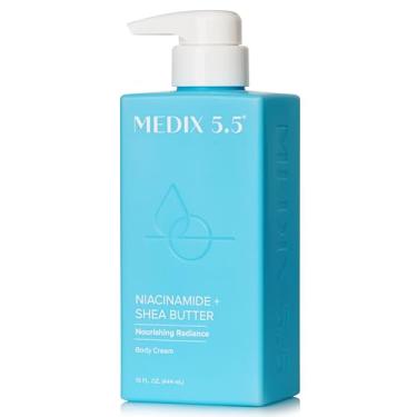 Imagem de Medix 5.5 Medix Hidratante Facial Sem Fragrância Com Niacinamida + Creme De Manteiga De Karité Para Rosto E Corpo, Loção Antienvelhecimento Para Cuidados Com A Pele, Creme Firmador Para Rugas, Manch