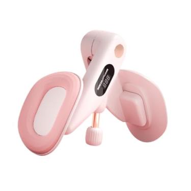 Imagem de menolana Aparelho para exercícios do assoalho pélvico, treinamento de coxas, leve, profissional, com visor de LED, exercitador de Kegel ajustável, Rosa