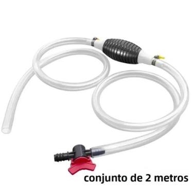Imagem de Bomba Manual De Combustível PVC 2M, Canudo Durável Para Bombear Líquid