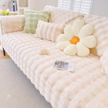 Imagem de HGTRH Capa de sofá sofá de canto em forma de L com encosto alto 2 lugares peça de canto de 3 lugares, capa de sofá em forma de U grande XXL, capa de sofá antiderrapante fundo de silicone, confortável