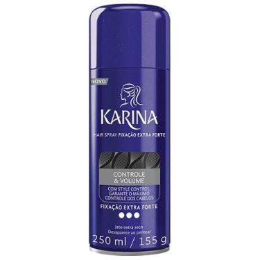 Imagem de Karina Hair Spray Fixação Forte 250Ml - Flora Karina