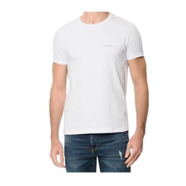 Imagem de CAMISETA MC CKJ MASC LOGO BASICO PEITO  G BRANCO-Masculino