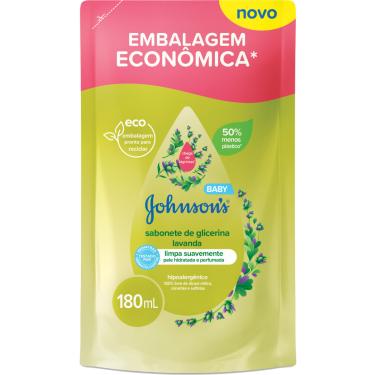 Imagem de Sabonete Líquido Glicerina Lavanda JOHNSON’S Baby 180ml