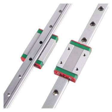 Imagem de Guia linear de 9 mm MGN9 MGN9H MGN9C 100 150 200 250 300 350 400 450 500 550 mm trilho linear + impressora 3D de bloco MGN9H ou MGN9C CNC (MGN9H, 180 mm)