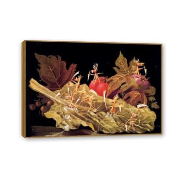 Imagem de SDYJ6GSW Remedios Varo Pintura em tela Amoebiasis or vegetals Poster Remedios Varo Decoração de casa Surrealismo Imagem de arte de parede para sala de estar quarto banheiro decoração de parede 100 x