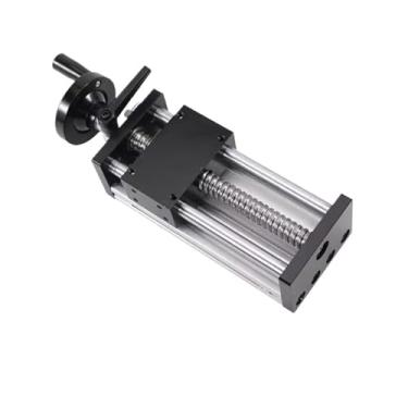 Imagem de Mesa deslizante manual de guia linear 100-500 mm fuso esferográfico SFU1204 Volante duplo eixo óptico CNC impressora 3D XY(100 mm)