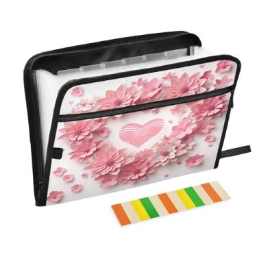 Imagem de Wassud Feliz Dia das Mães Acordeão Arquivo Organizador Letra A4 Pasta de Arquivo de Papel Organizador de Documentos com Etiquetas Pasta de Arquivo Expansível 13 Bolsos