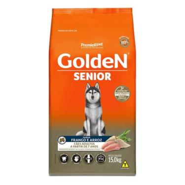 Imagem de Ração Golden Cães Sênior sabor Frango e Arroz 15 Kg, 3006-076