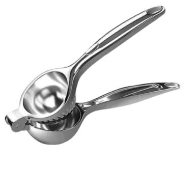 Imagem de Espremedor de Limão Manual em Aço Inoxidável, 20cm, Prensa Manual de Frutas Cítricas