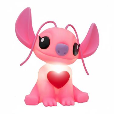 Imagem de Luminária 3d Angel Stitch Com Coração Disney Decoração Criativa