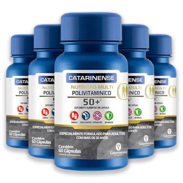 Imagem de Kit 5 Polivitamínico Sênior +50 Catarinense 60 Cápsulas