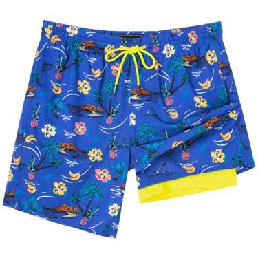 Imagem de Calções de banho SURF CUZ 7" Quick Dry Compression XXL