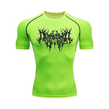 Imagem de Camiseta De Compressão Masculina De Secagem Rápida Para Fitness E Corr