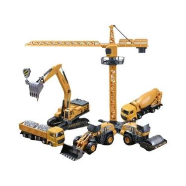 Imagem de Brinquedos De Construção Para Meninos, Escavadora Bulldozer De Alta Si