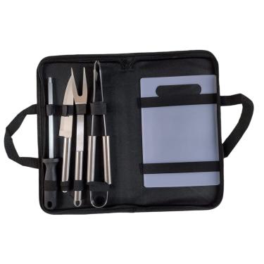 Imagem de KIT CHURRASCO 5 PEÇAS NO ESTOJO