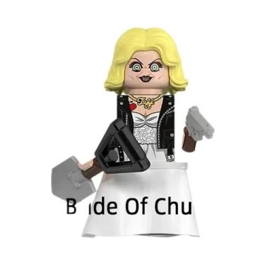 Imagem de Conjunto De Blocos De Montar Chucky Bride M3gen Nun Ash Billy Lily D'A