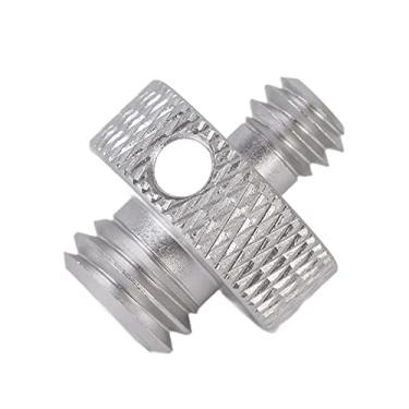 Imagem de Acouto 1/4 Polegada A/8 Polegada Macho Rosqueado tripé Parafuso Adaptador Câmera, Montagem da Câmera Parafuso Adaptador tripé Suporte de Luz monopé (Prata (A54-2))
