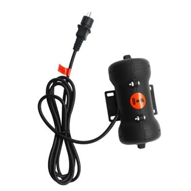 Imagem de AWTURBO Motor ajustável para pés de massagem para cama compatível com Richmat HJM2 peças de reposição de cama ajustáveis (plugue de metal de 2 pinos)