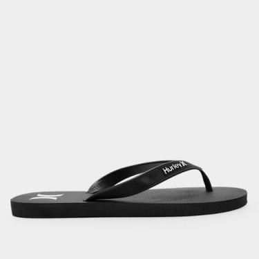 Imagem de Chinelo Hurley Flipflop Icon Masculino, Preto, 41/42