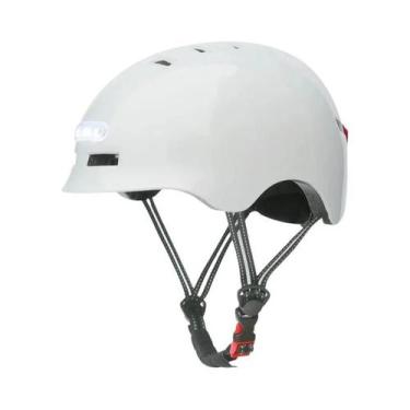 Imagem de Capacete De Bicicleta Adulto Com Luz Traseira LED Inteligente Para Hom